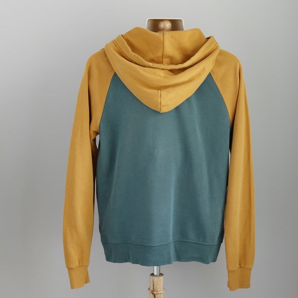 Ralph Lauren Denim and Supply Men's Two-Toned Green Hoodie Vintage Size Medium - Picture 3 of 5